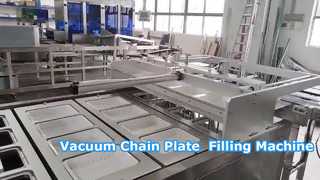 Αυτόματο μηχάνημα σφράγισης κενού για συσκευασία τροφίμων